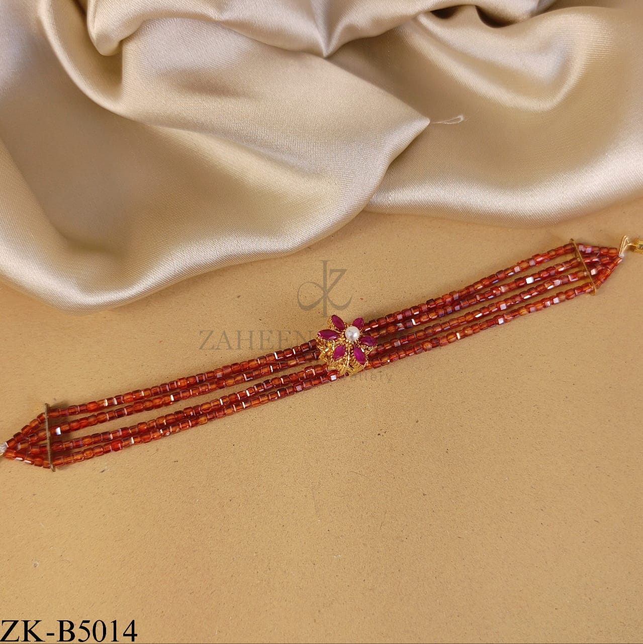 RUBY FLORAL BRACELET