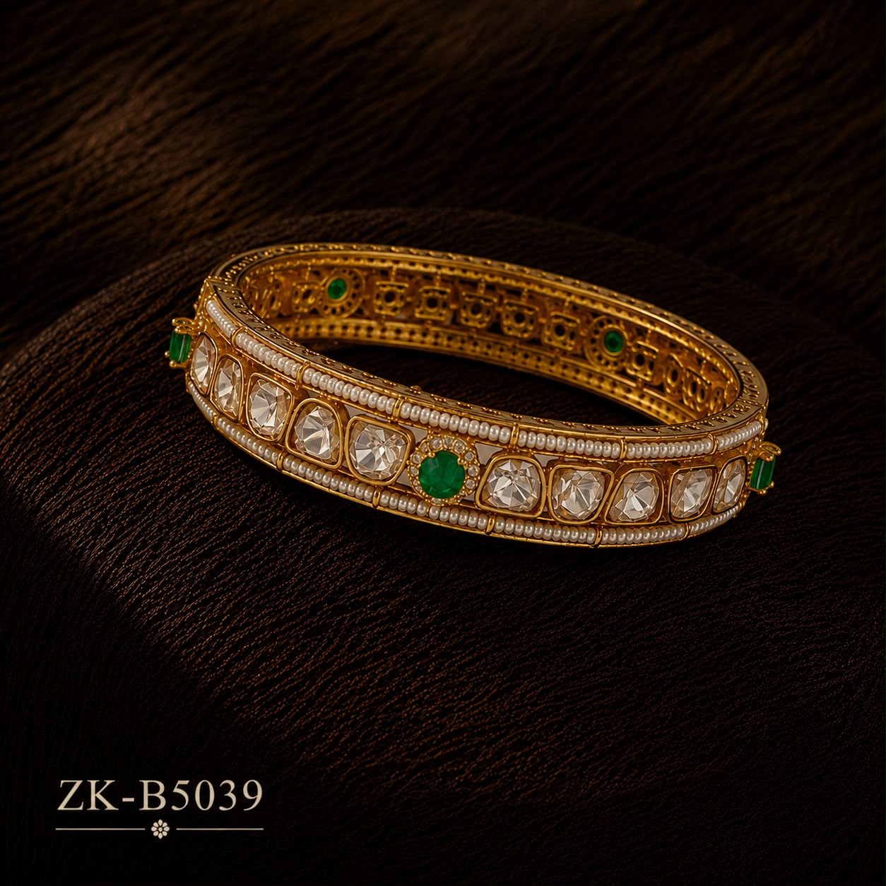 EMERALD SHEESH BANGLE