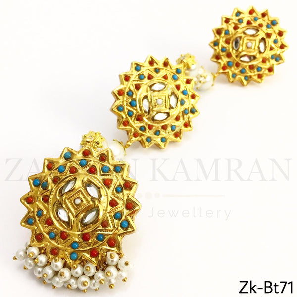 Kundan buttons