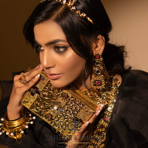 Floral party pick clutch