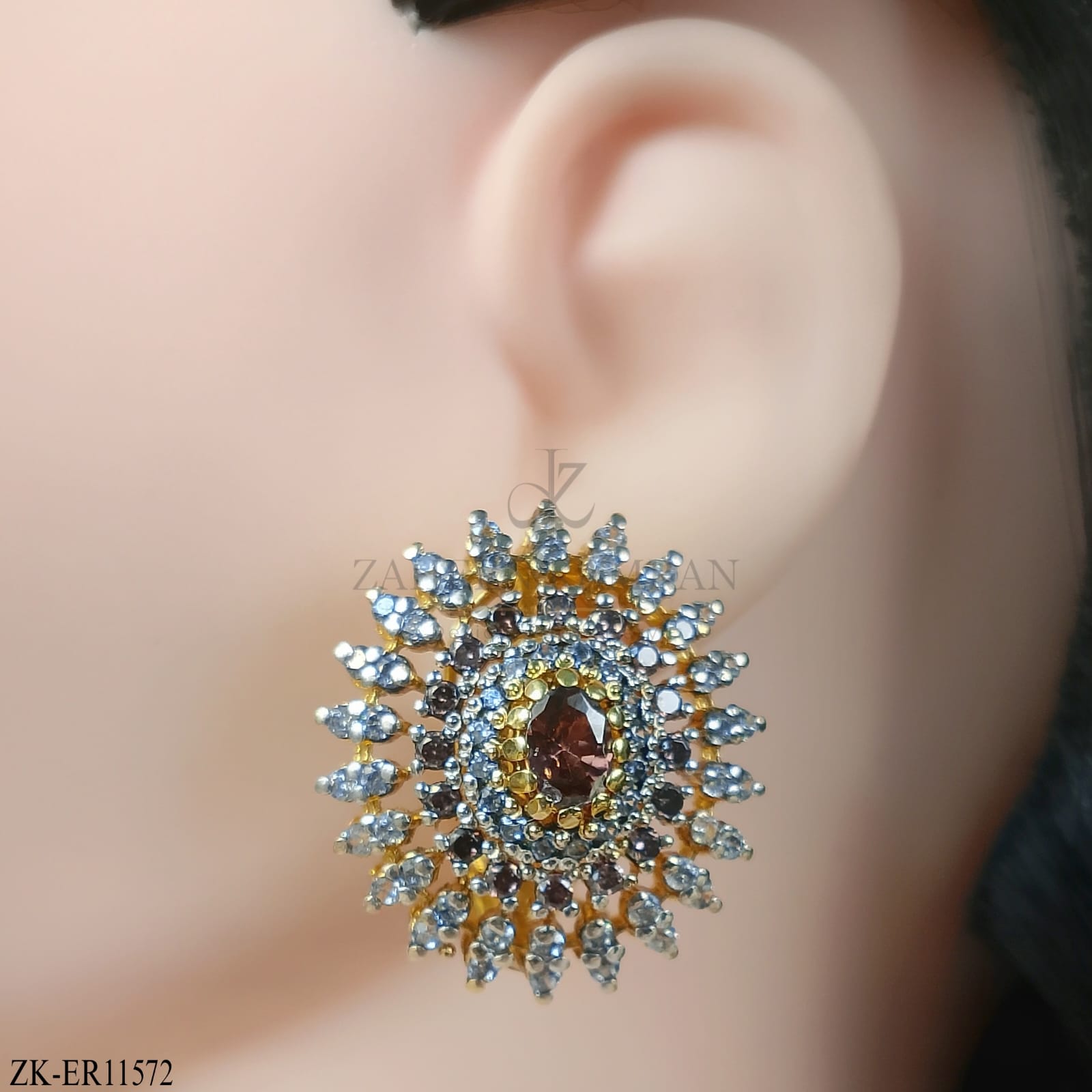 COFFEE STONES EARRINGS
