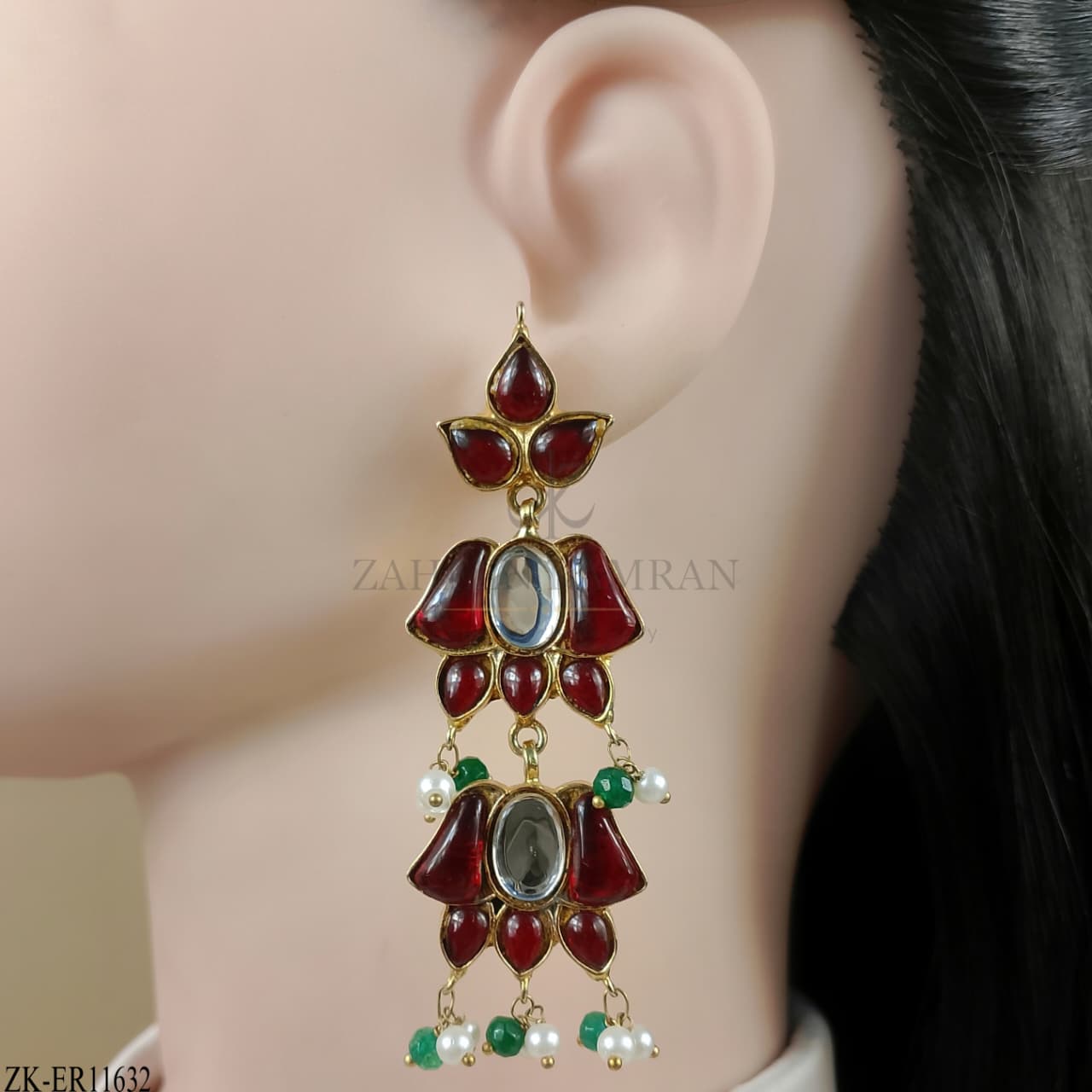 GARNET EARRINGS