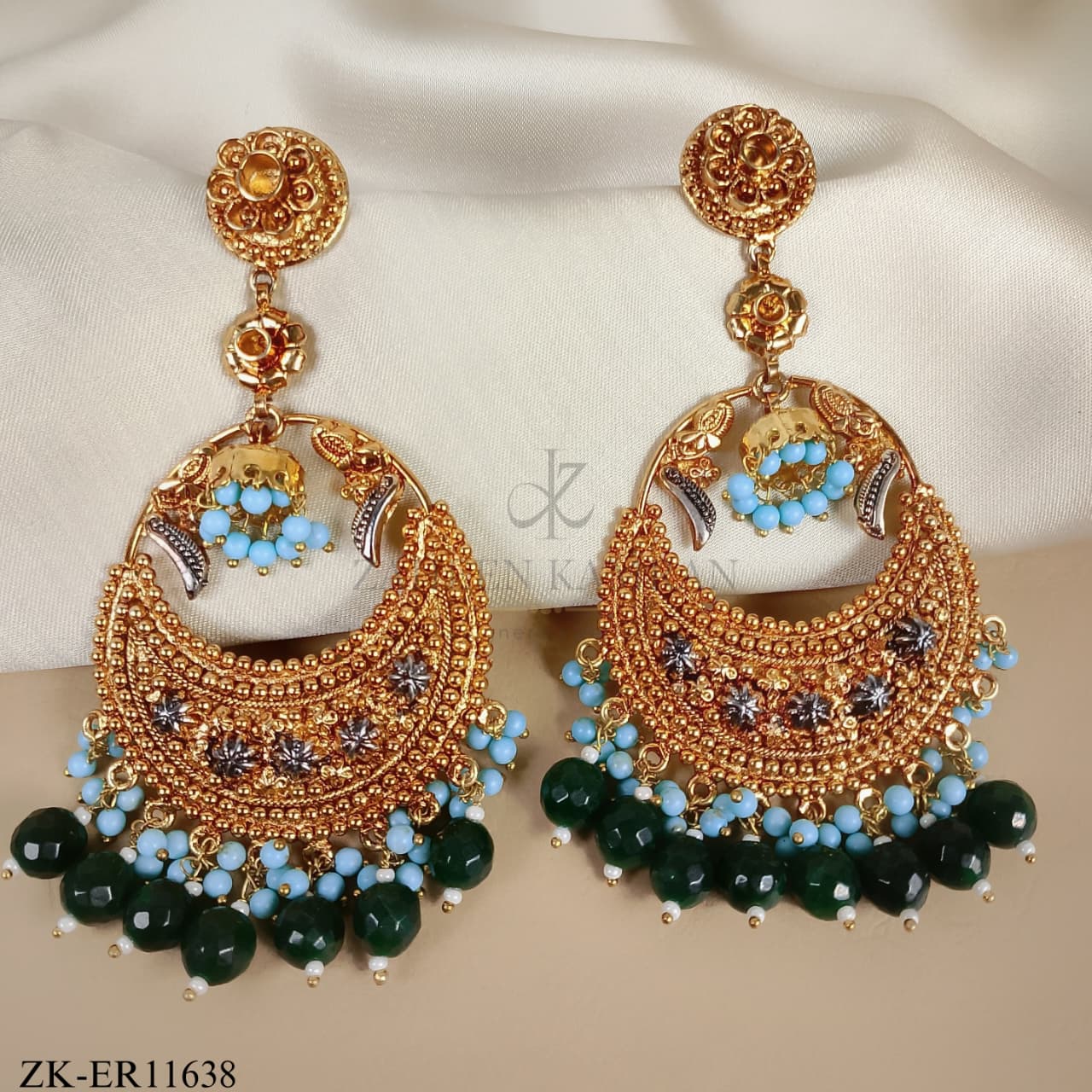 EMERALD FEROZA EARRINGS