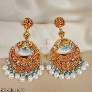 ANTIQUE FEROZA EARRINGS