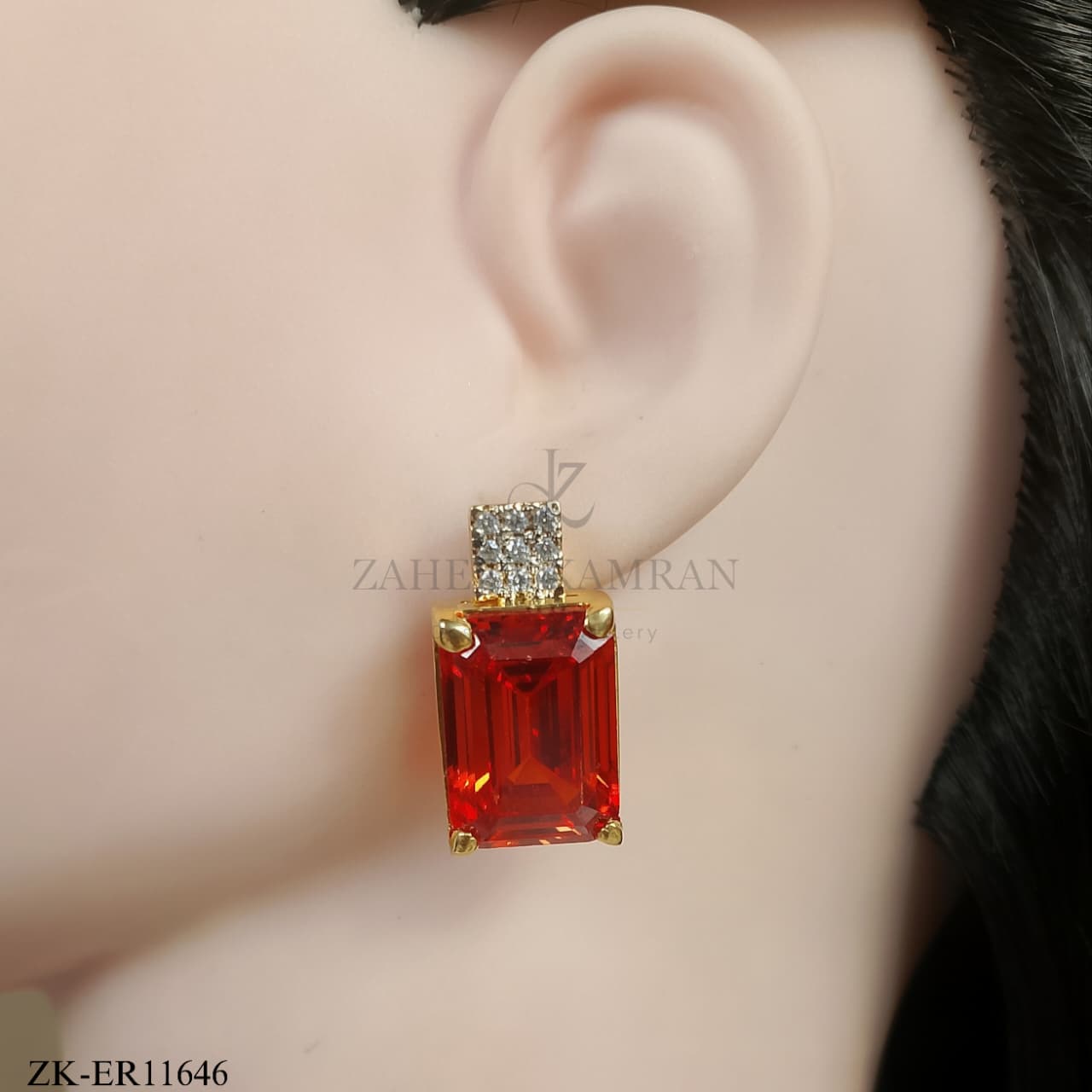 GARNET EARRINGS