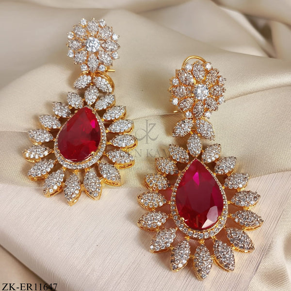 RUBY FLORET EARRINGS