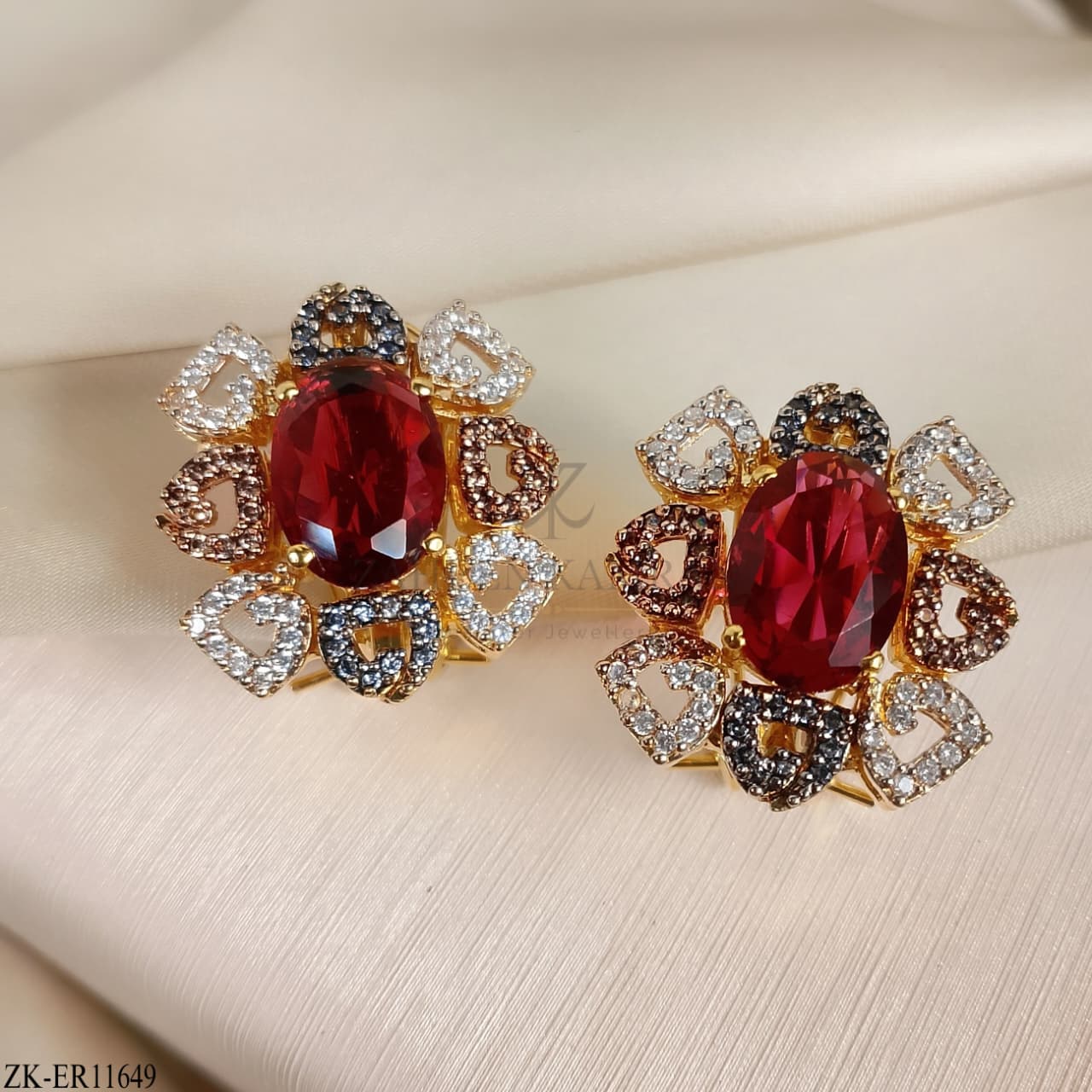 GARNET EARRINGS