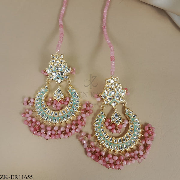 PINK STONES EARRINGS