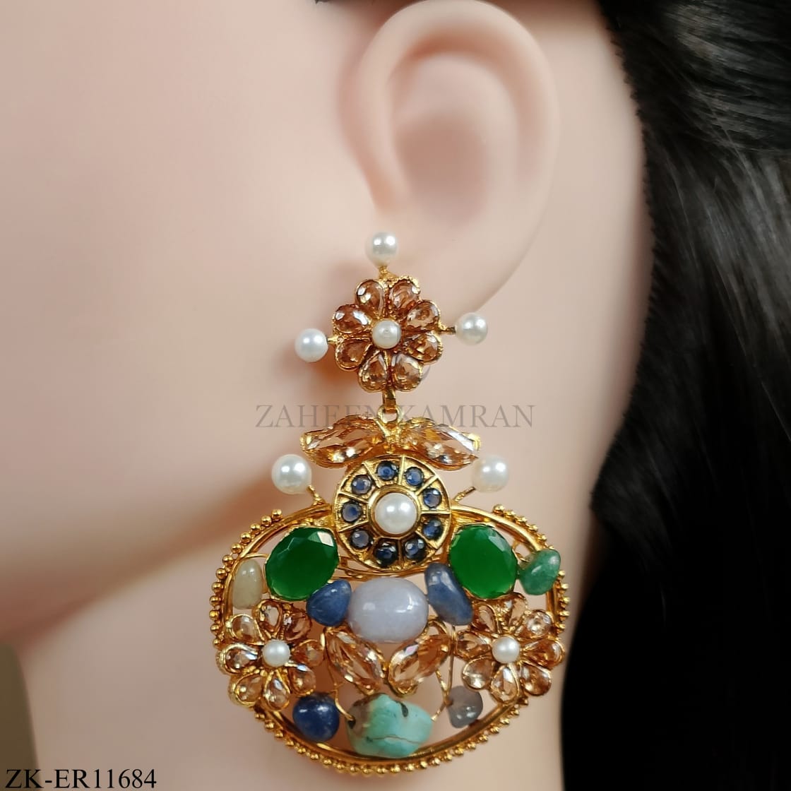 MULTI FLORET EARRINGS