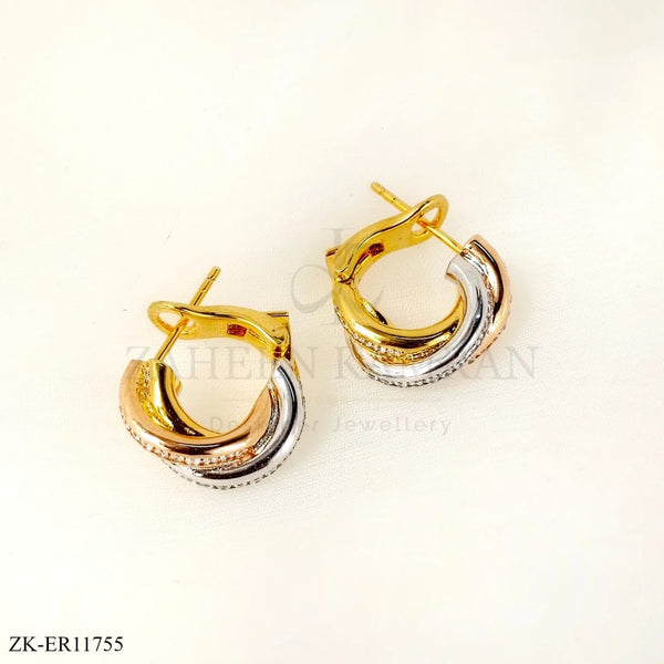 GOLD AND SILVER EARRINGS