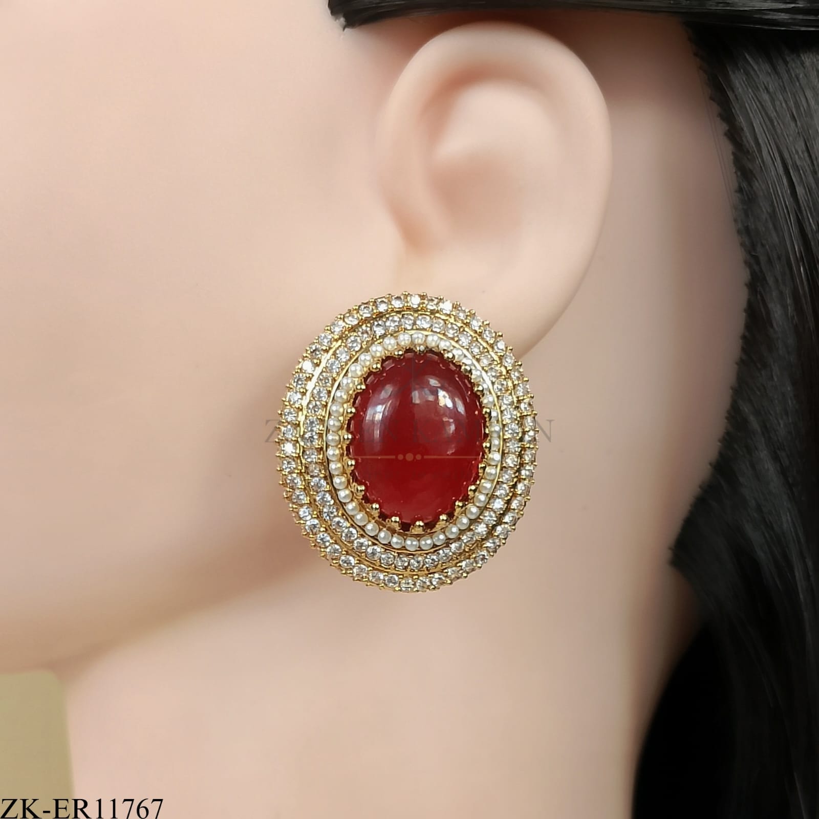 GARNET EARRINGS