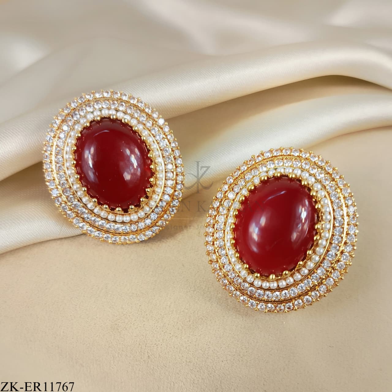 GARNET EARRINGS