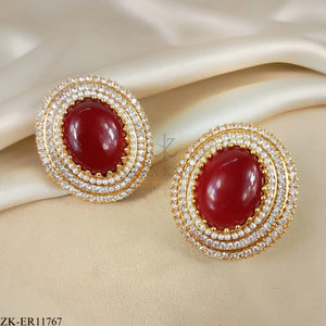 GARNET EARRINGS