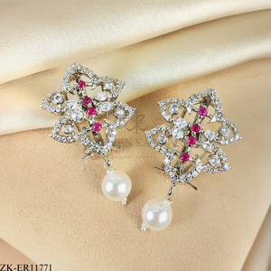PINK ZIRCONIA EARRINGS