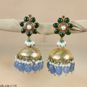 FLORA EMERALD EARRINGS