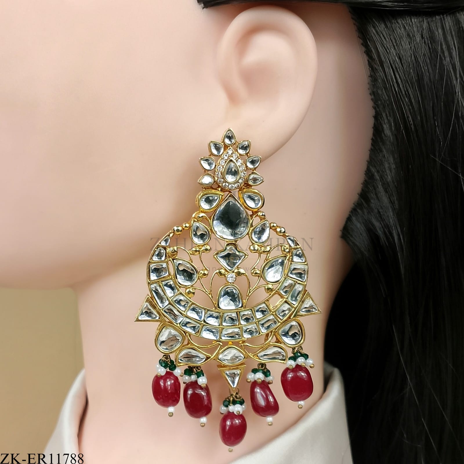 KUNDAN EARRINGS