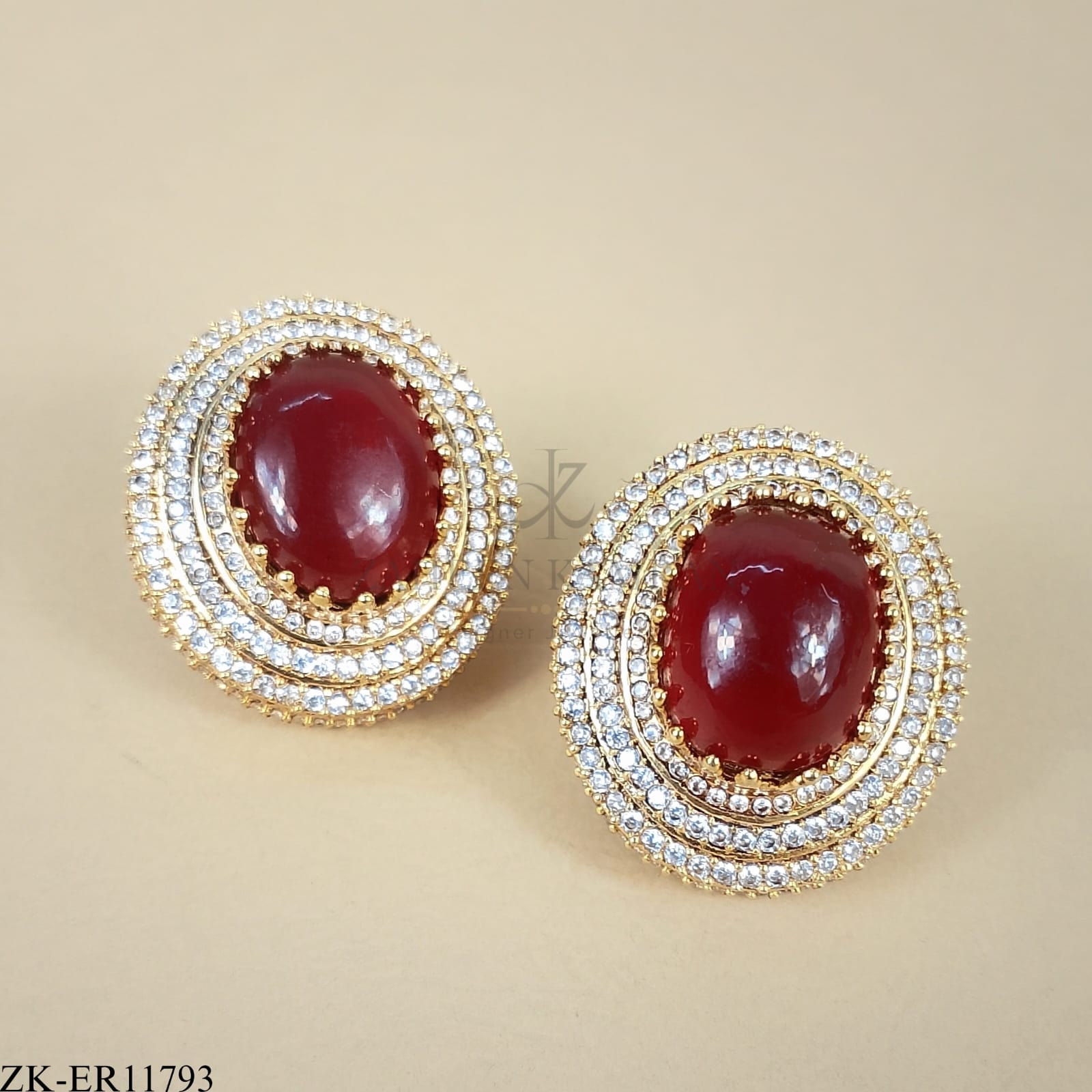 GARNET EARRINGS