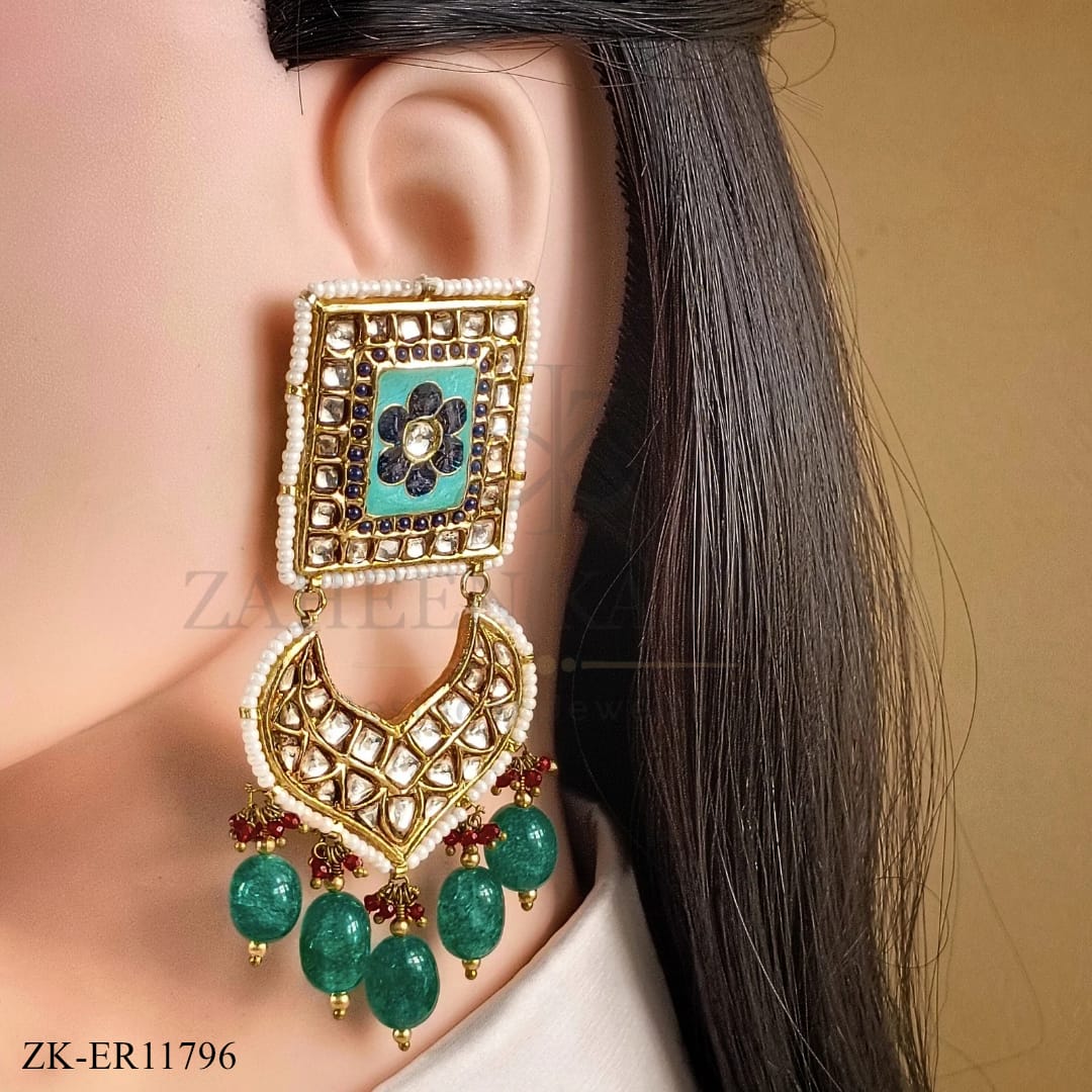FLORA KUNDAN EARRINGS