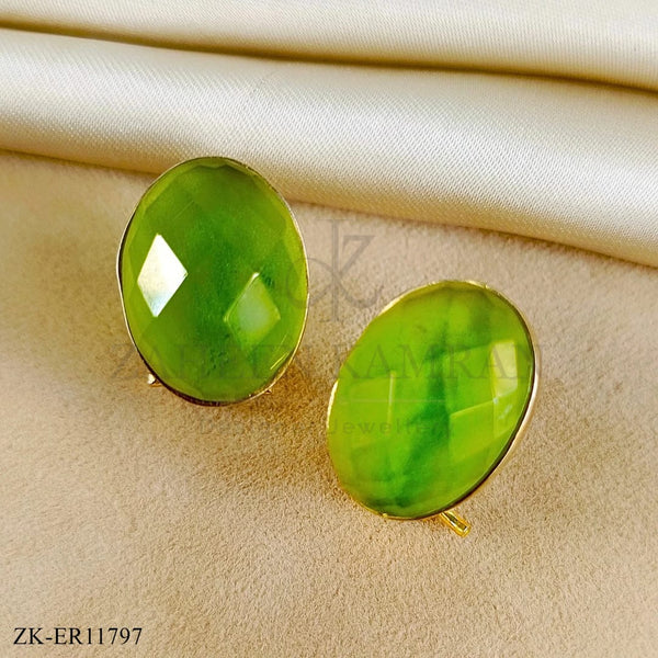 PERIDOT STONE EARRINGS