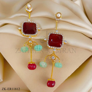 GARNET EARRINGS