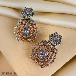 SMOKY STONES EARRINGS