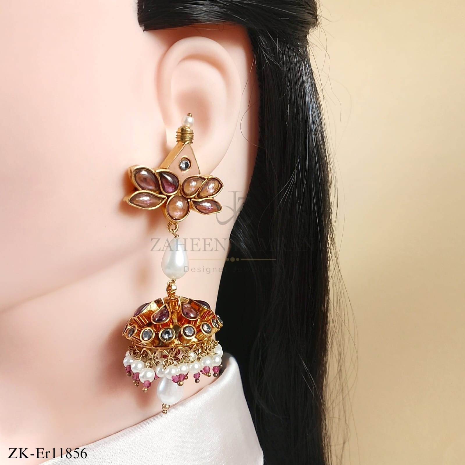 COFFEE STONES EARRINGS