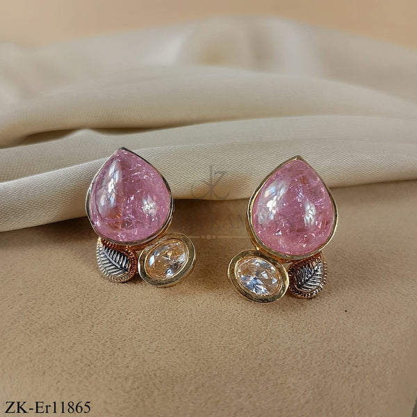 PINK ZIRCONIA EARRINGS