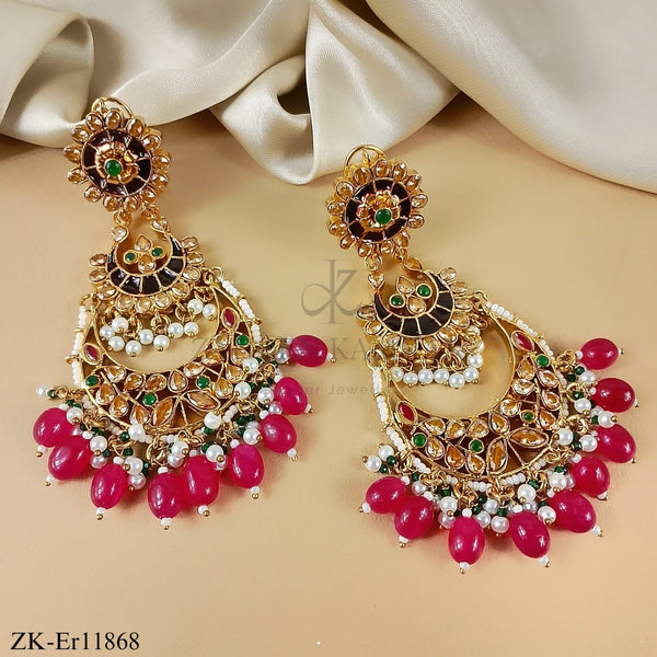 PINK ZIRCONIA EARRINGS