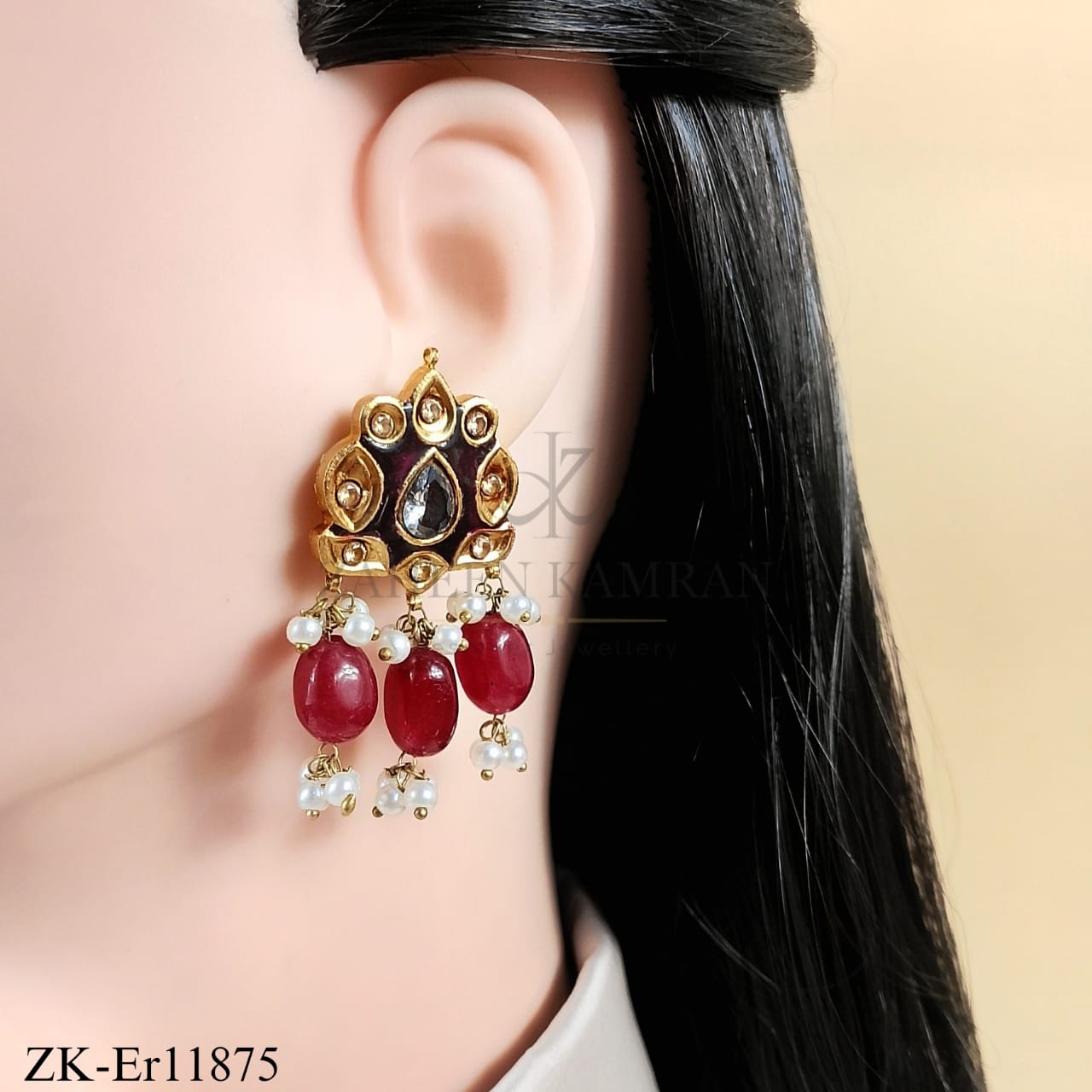 GARNET EARRINGS