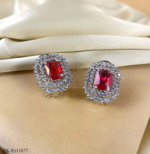 PINK ZIRCONIA EARRINGS