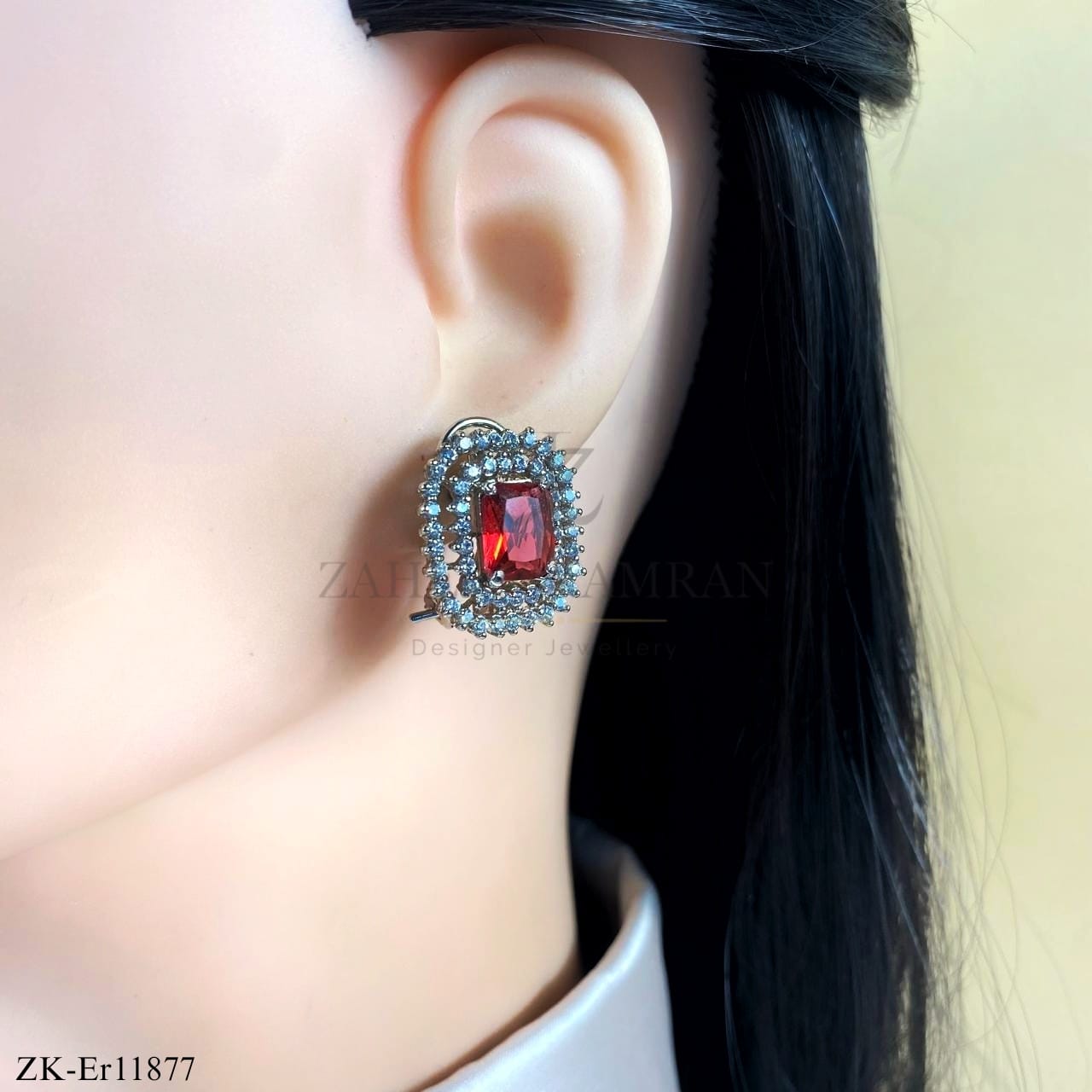 PINK ZIRCONIA EARRINGS