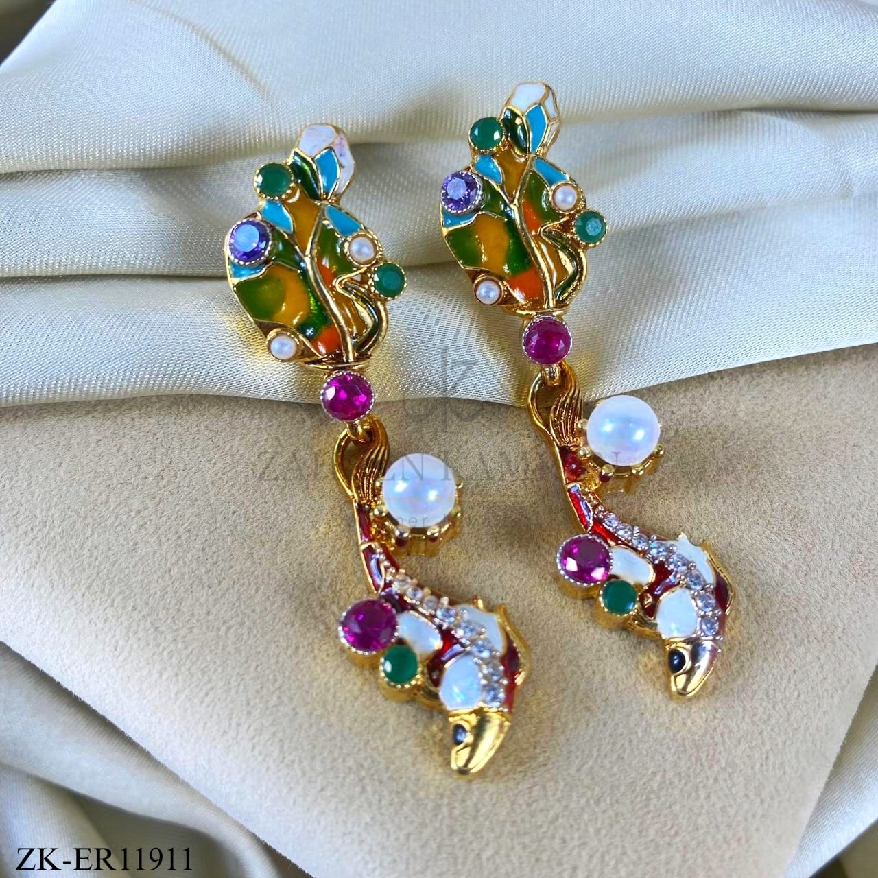 MULTI STONES EARRINGS