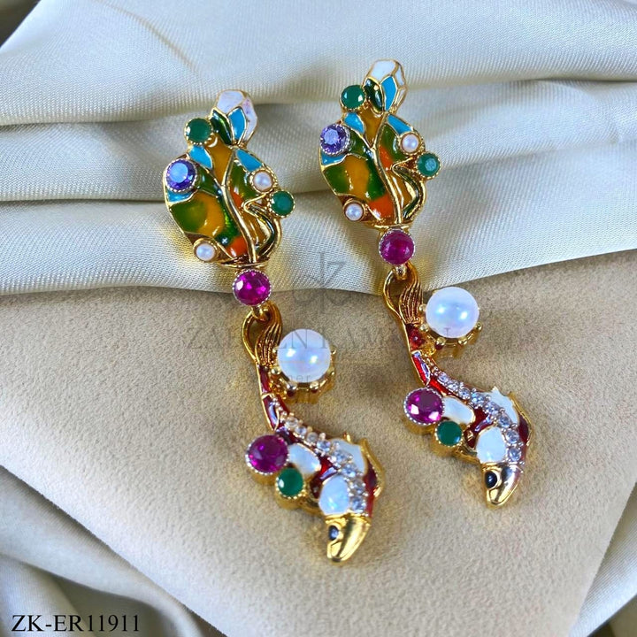 MULTI STONES EARRINGS