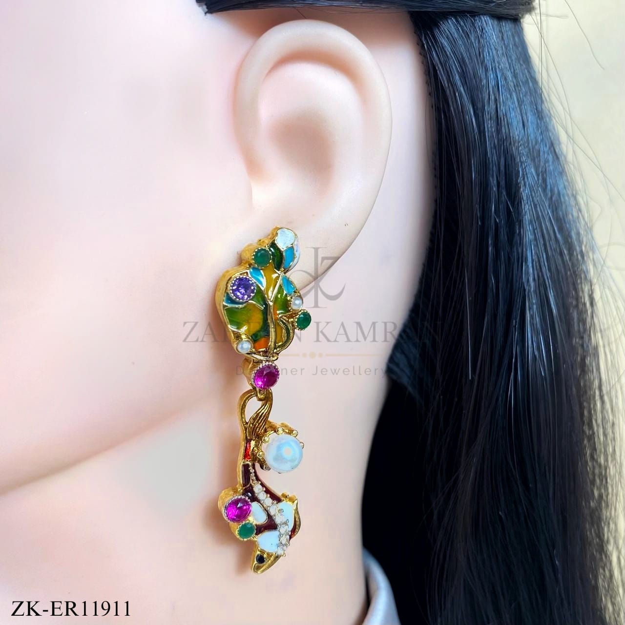 MULTI STONES EARRINGS