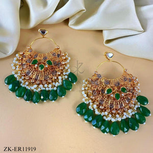 ANTIQUE EMERALD EARRINGS