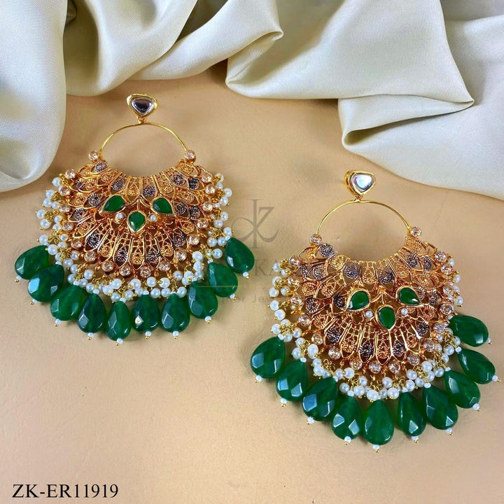 ANTIQUE EMERALD EARRINGS
