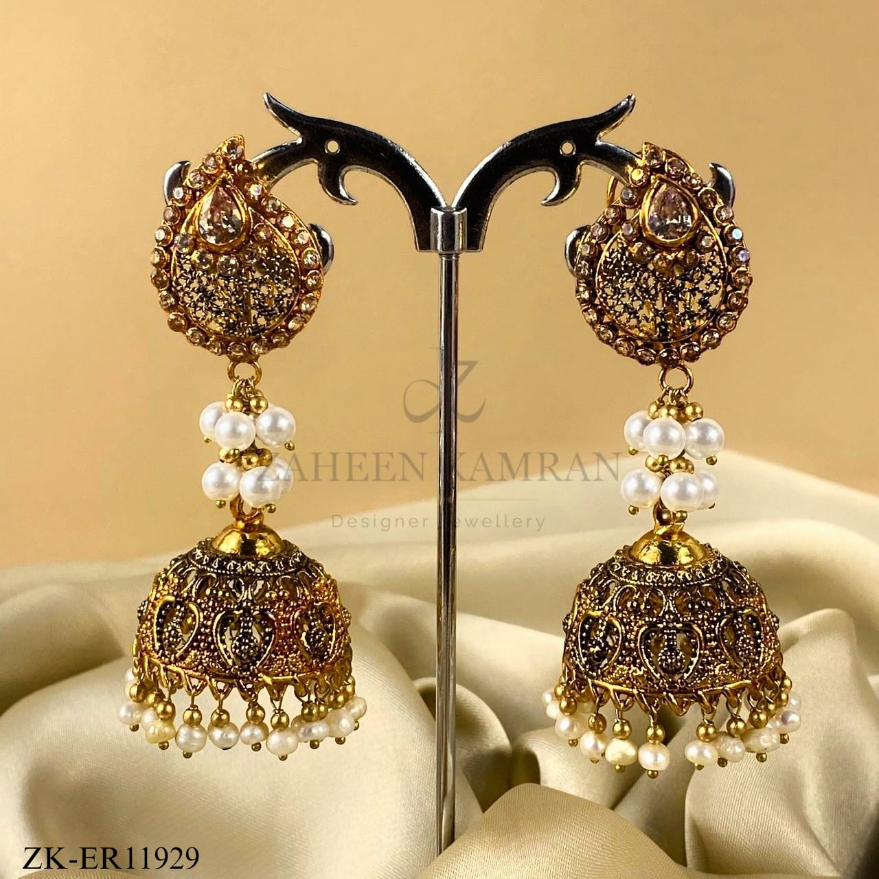 COFFEE STONES EARRINGS