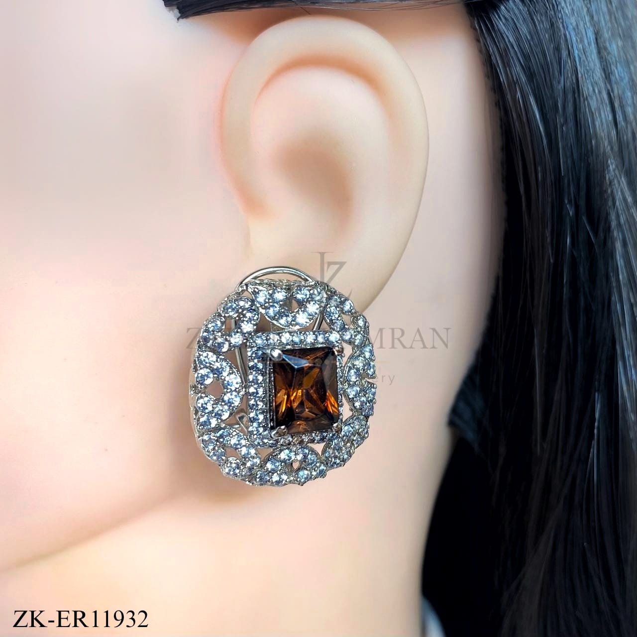 COFFEE STONES EARRINGS