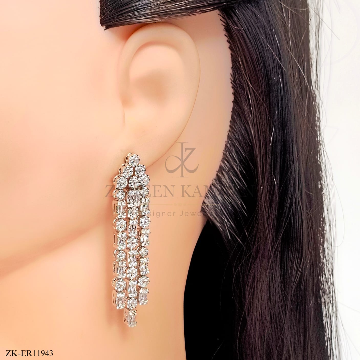 ZIRCONIAN HANGING EARRINGS