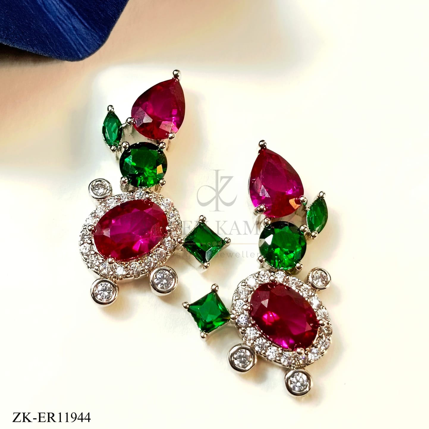 PINK ZIRCONIA EARRINGS