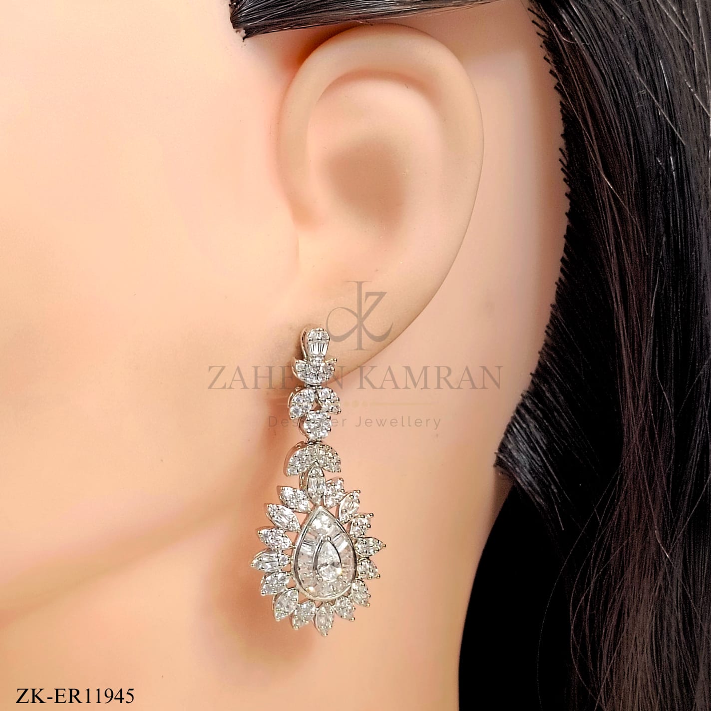 ZIRCONIAN SILVER EARRINGS