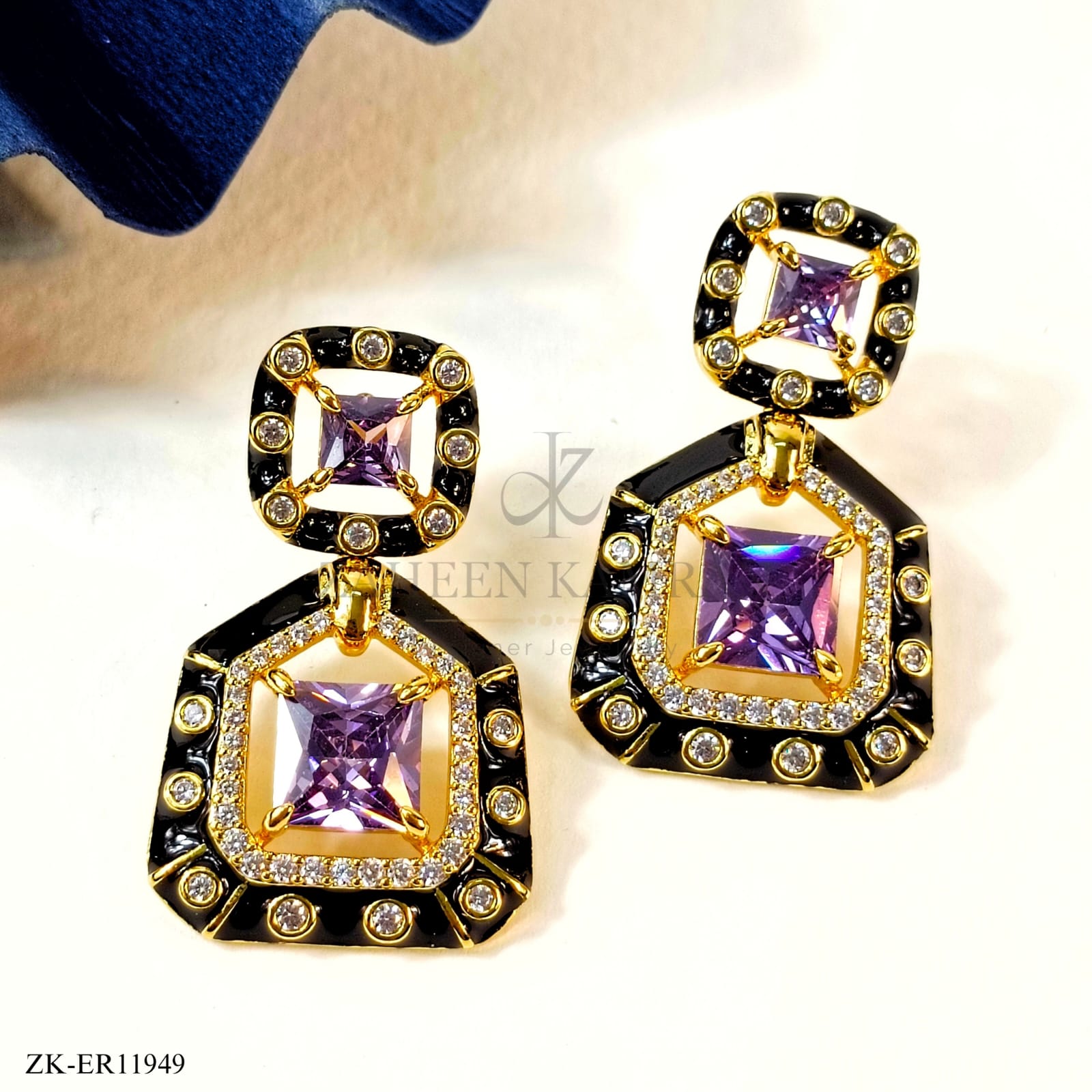 AMETHYST EARRINGS