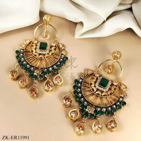 ANTIQUE EMERALD EARRINGS
