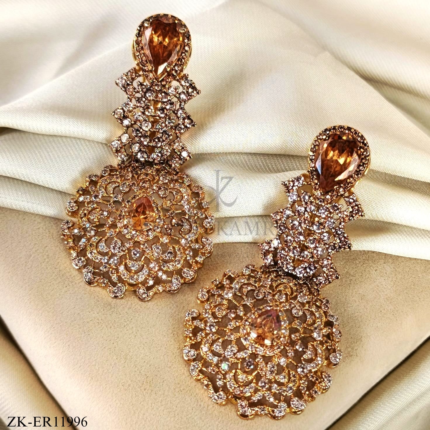 COFFEE STONES EARRINGS