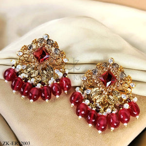 GARNET EARRINGS