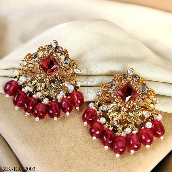 GARNET EARRINGS