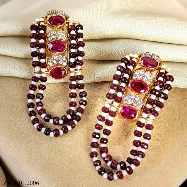 PINK ZIRCONIA EARRINGS