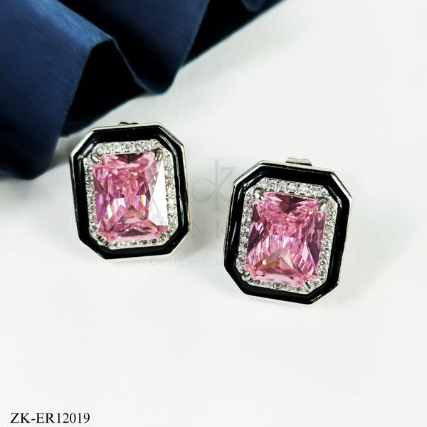 PINK ZIRCONIA EARRINGS