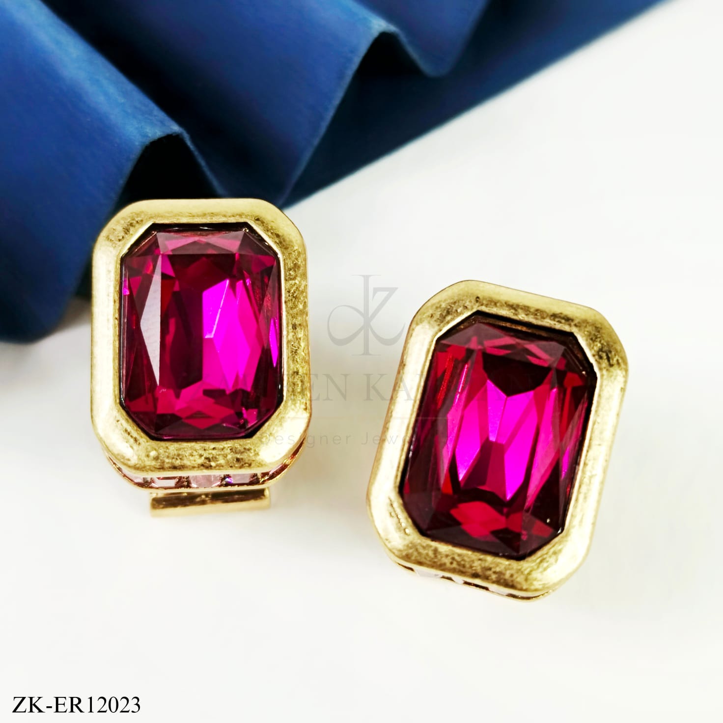 PINK ZIRCONIA EARRINGS