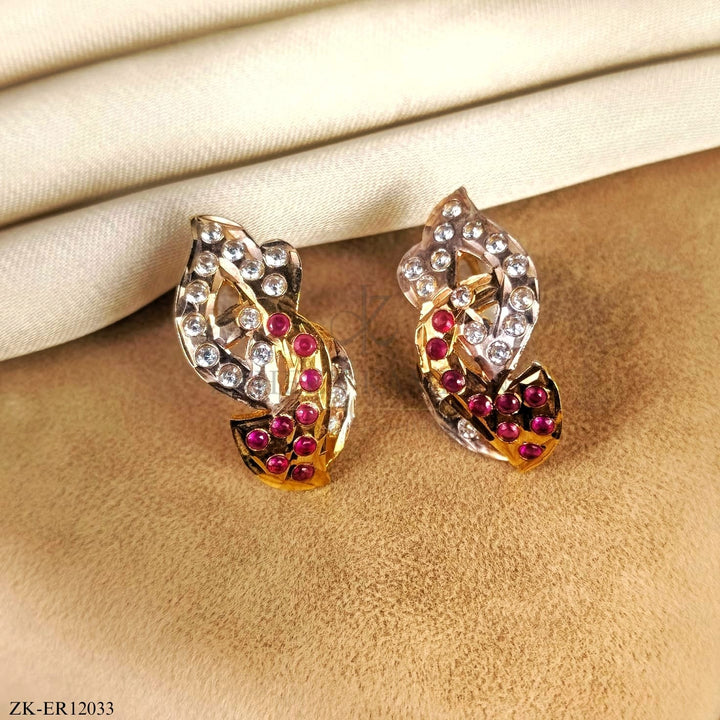 PINK ZIRCONIA EARRINGS